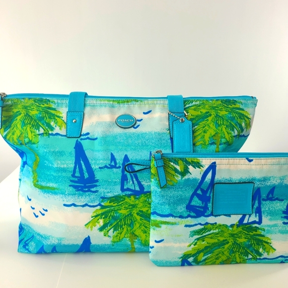 Coach Bags Coach Nylon Packable Tote Weekender Collapsible Travel